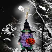 Halloween kabouter oorbellen